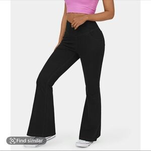Halara Black Flared Denim Pants